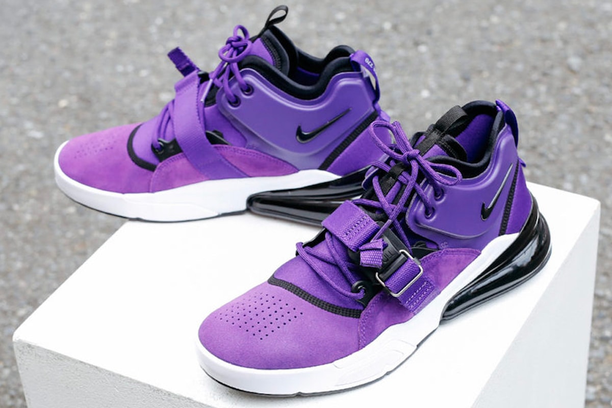 Nike Air Force 270 Court Purple release info sneakers footwear