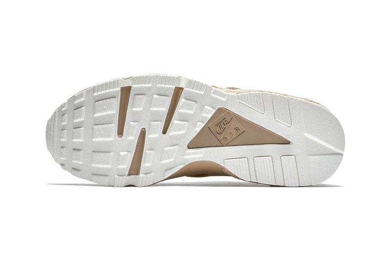 Nike Air Huarache Gold Rush Release info suede metallic gold khaki footwear sneakers