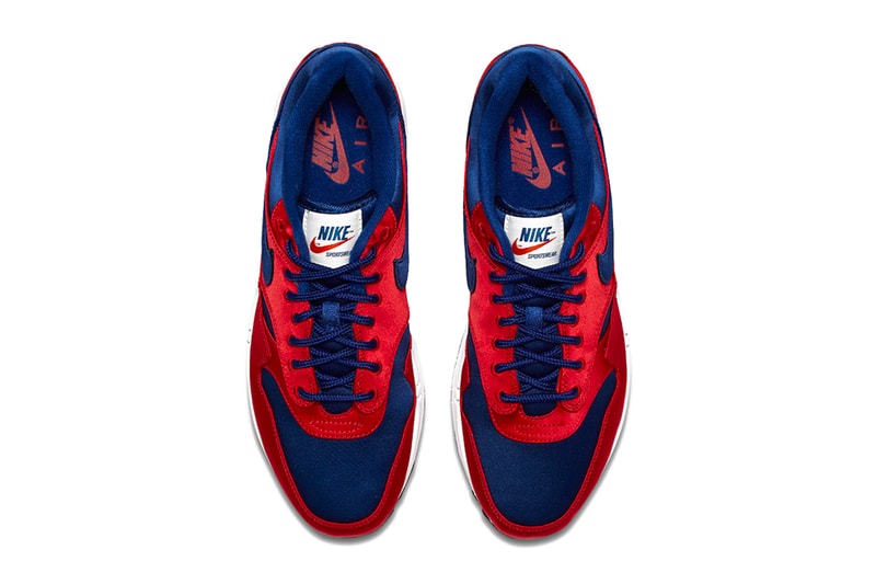 Nike Air Max 1 Satin Pack Red Blue Blue Mint Black sneakers footwear