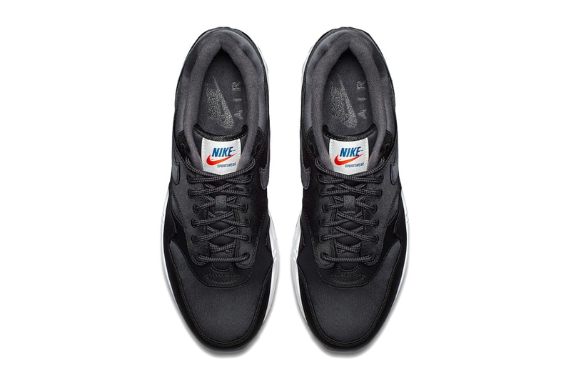 Nike Air Max 1 Satin Pack Red Blue Blue Mint Black sneakers footwear