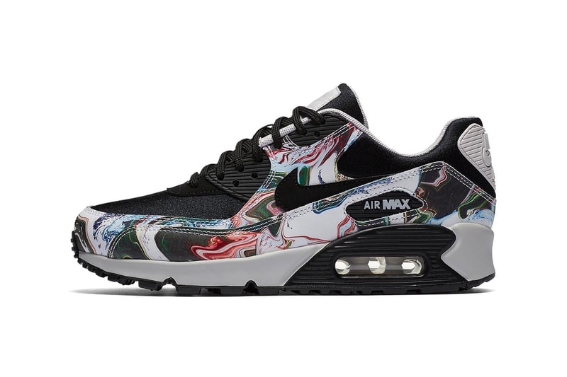 Nike Air Max 90 Marble Dye Colorway Womens Shoes Kicks Trainers Sneakers Release Details Sizing Information How to Cop Purchase Pick Up Buy