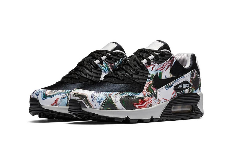 Nike Air Max 90 Marble Dye Colorway Womens Shoes Kicks Trainers Sneakers Release Details Sizing Information How to Cop Purchase Pick Up Buy