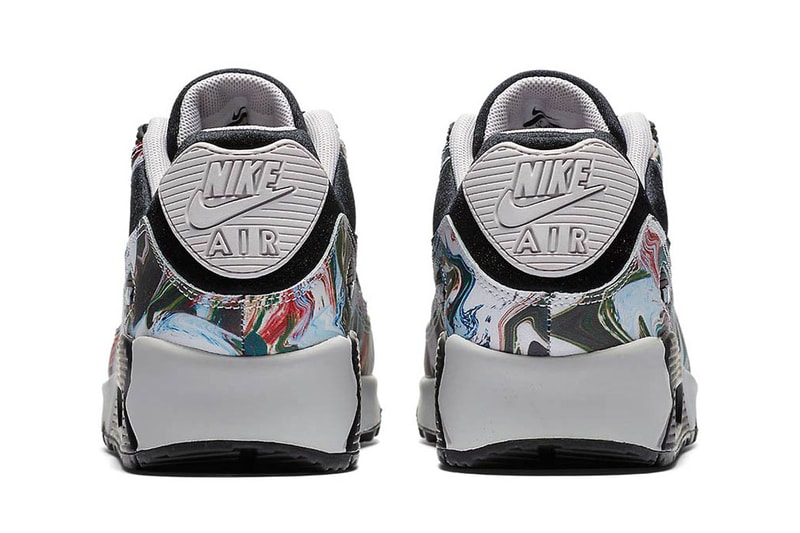 Nike Air Max 90 Marble Dye Colorway Womens Shoes Kicks Trainers Sneakers Release Details Sizing Information How to Cop Purchase Pick Up Buy
