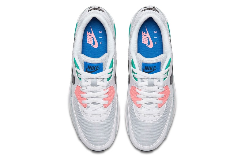 Nike Air Max 90 Summer Sea release info white pink green blue grey