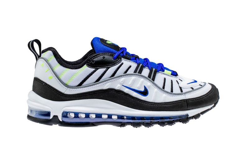 Nike Air Max 98 racer Blue nike sportswear may 2018 footwear release date info drop shoes sneakers