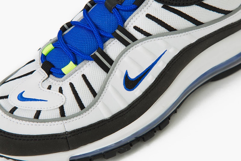 Nike Air Max 98 "Racer Blue" release info date drop price purchase sneaker May 2018