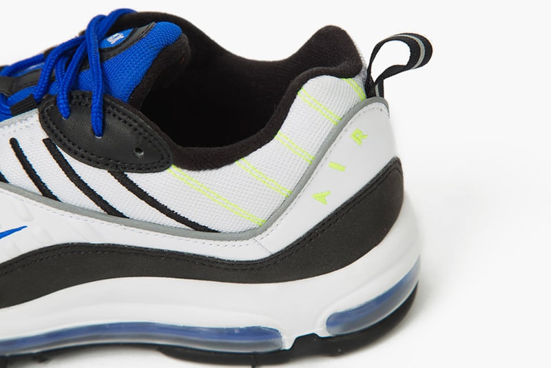 Nike Air Max 98 "Racer Blue" release info date drop price purchase sneaker May 2018