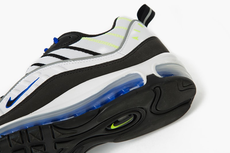 Nike Air Max 98 "Racer Blue" release info date drop price purchase sneaker May 2018