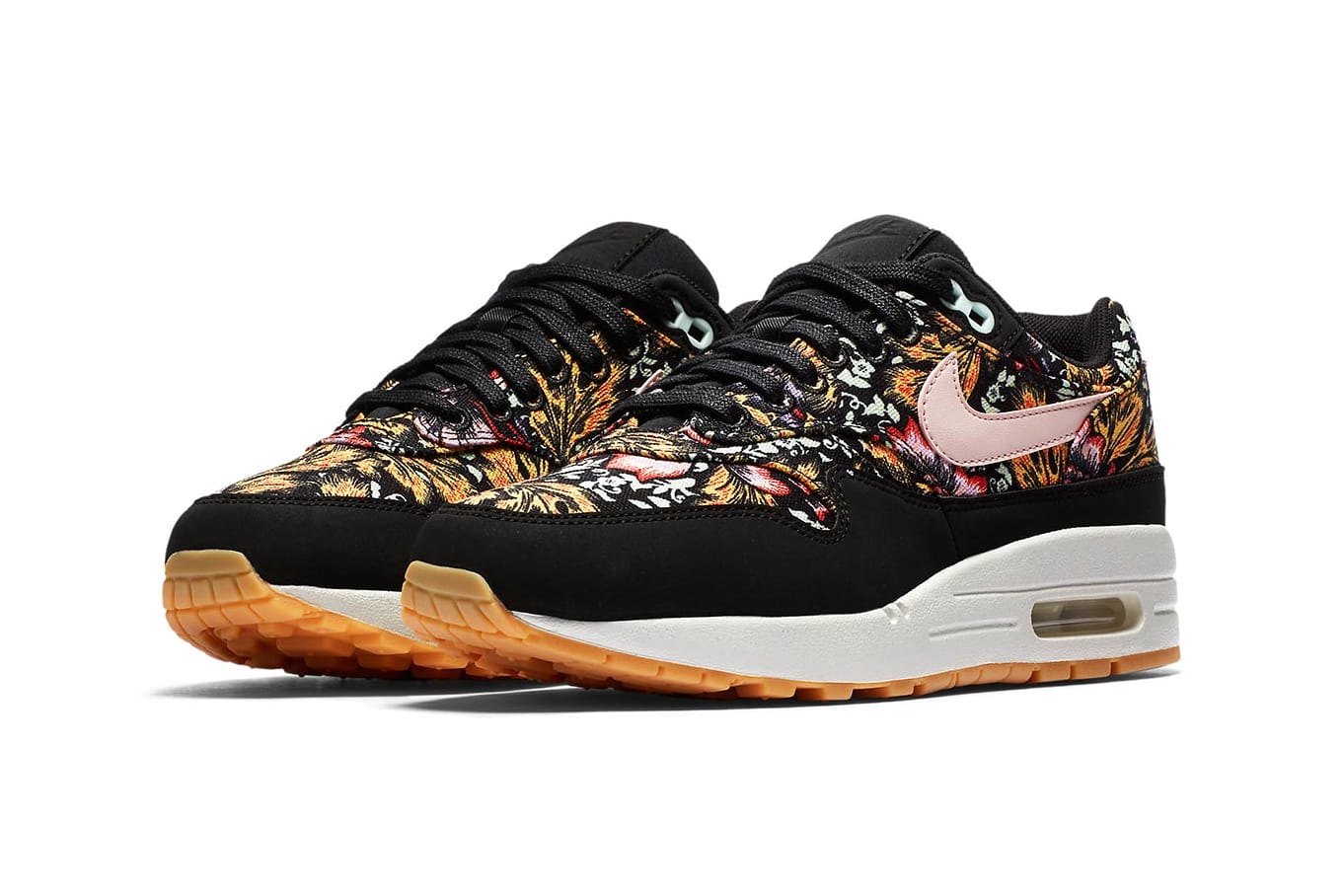 nike air max floral trainers