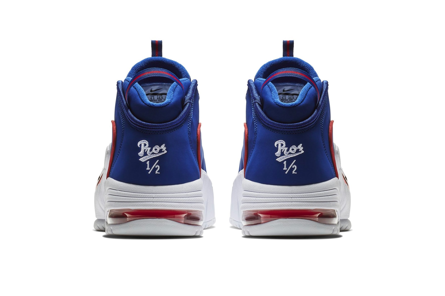 Nike Air Max Penny "Royal Blue/Gym Red" release date first look retro sneakers