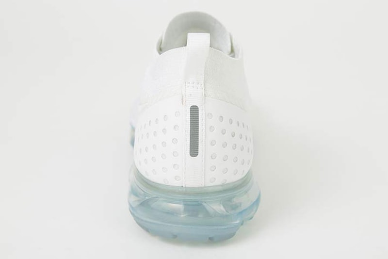 Nike Air VaporMax Flyknit 2.0 "Triple White" release spring swoosh