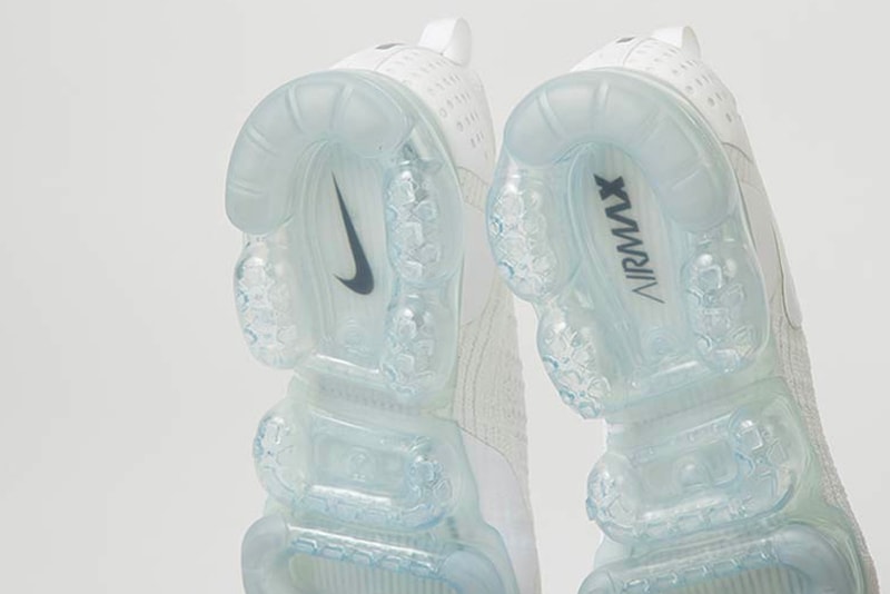 Nike Air VaporMax Flyknit 2.0 "Triple White" release spring swoosh