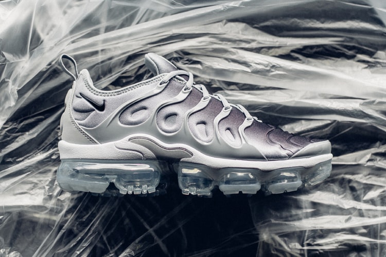 Nike Air VaporMax Plus Armors up In "Wolf Grey"