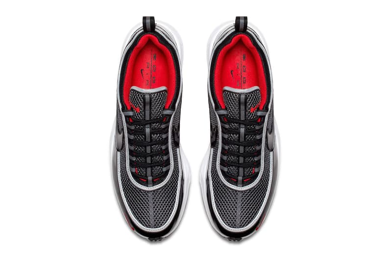 Nike Zoom Spiridon patent Black University Red release date info purchase