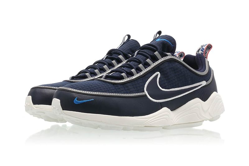 This Nike Air Zoom Spiridon SE Receives Leather Panels
