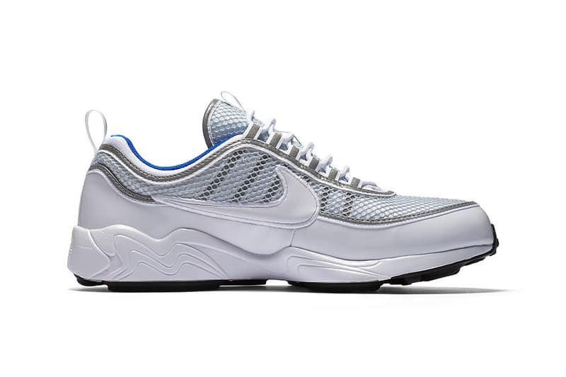 Nike Air Zoom Spiridon "White/Platinum Blue" release date info purchase