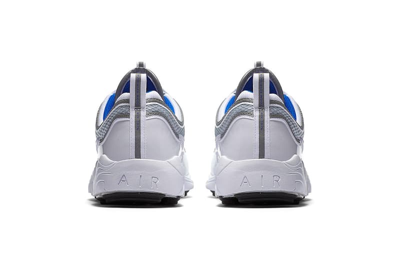 Nike Air Zoom Spiridon "White/Platinum Blue" release date info purchase