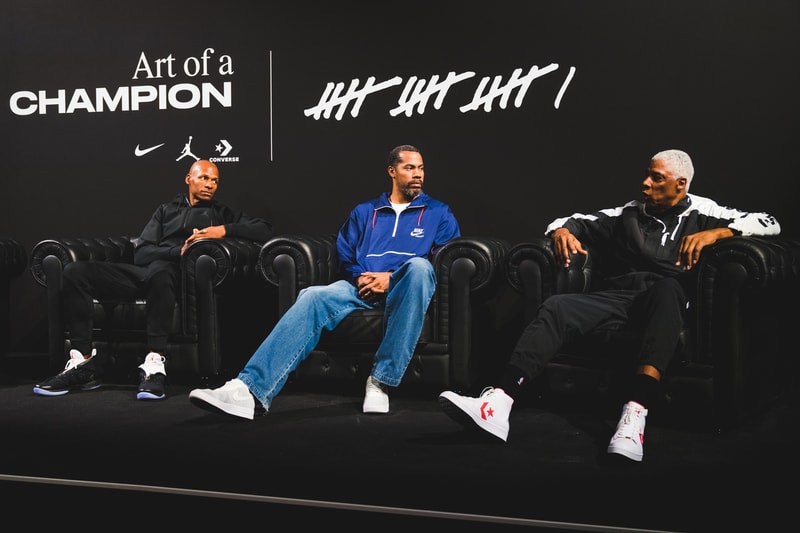 Nike Art of a Champion Exhibit converse jordan brand kobe bryant nike kobe 1 protor converse fastbreak hi kevin mchale nike air maestro 2 scottie pippen rasheed wallace nike air force 1 high converse chuck 70 ox air jordan 11 low maya moore bill russell air jordan 1 kawhi leonard wes unseld converse star player ox moses malone nike air force 1 low nike kd 4 kevin durant nike zoom lebron soldier 1 lebron james converse pro leather mid michael jordan air jordan 14 ray allen air jordan 28 air jordan xx8 nike air force 270 converse star player ox