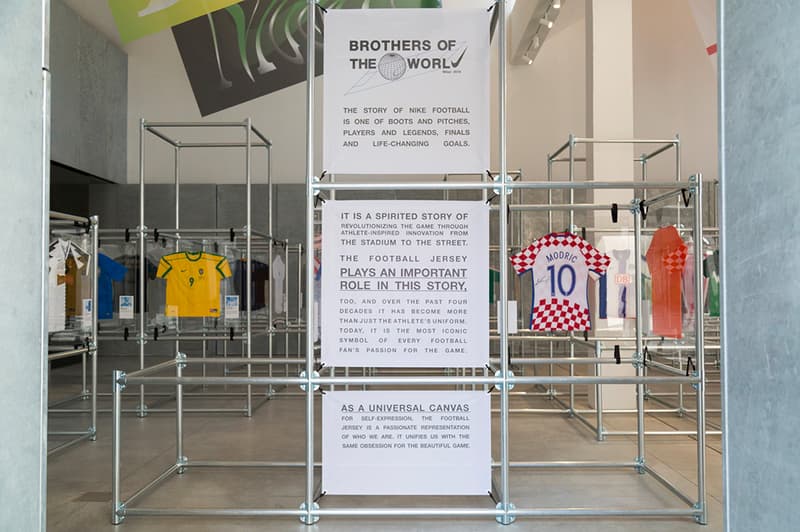 Nike Brothers of the World Football Event soccer jersey Milan Design Week Spazio Maiocchi