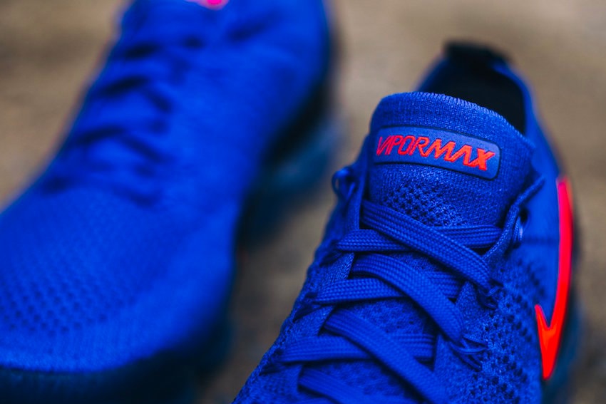 Nike VaporMax 2 "Knicks" Release new York Kicks basketball racer blue Total Crimson