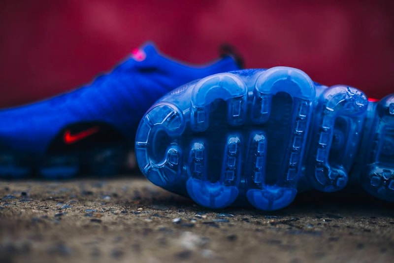 Nike VaporMax 2 "Knicks" Release new York Kicks basketball racer blue Total Crimson