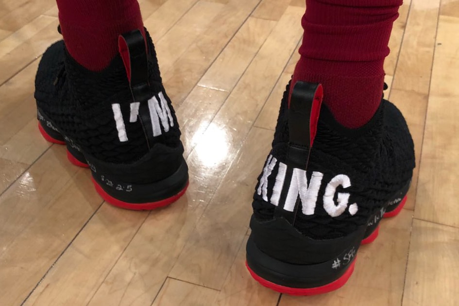 Nike LeBron James 15 Im King PE Nike Basketball MSG Cleveland Cavaliers New York Knicks