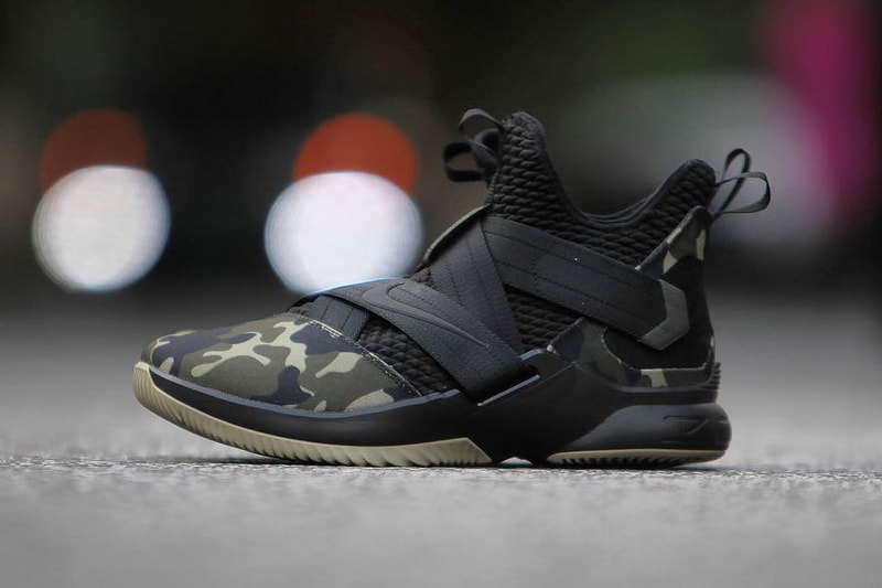 Nike LeBron Soldier 12 Strive For Greatness military camo Release info purchase LeBron James