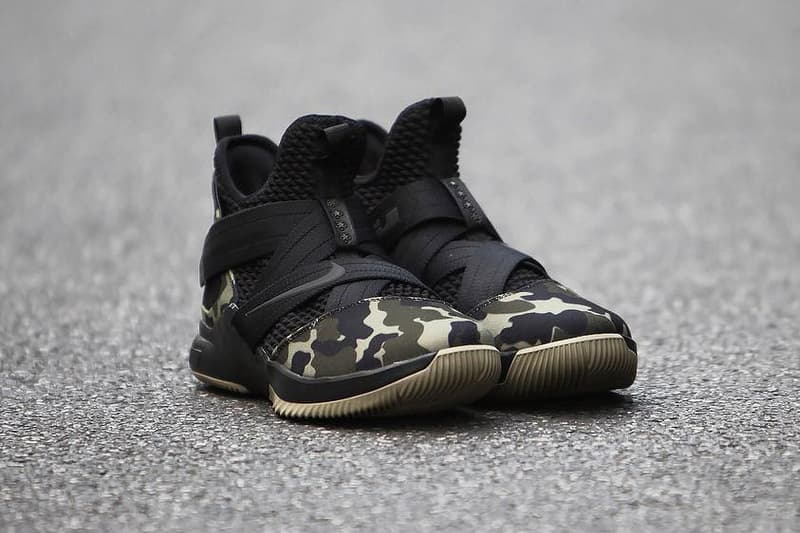 Nike LeBron Soldier 12 Strive For Greatness military camo Release info purchase LeBron James