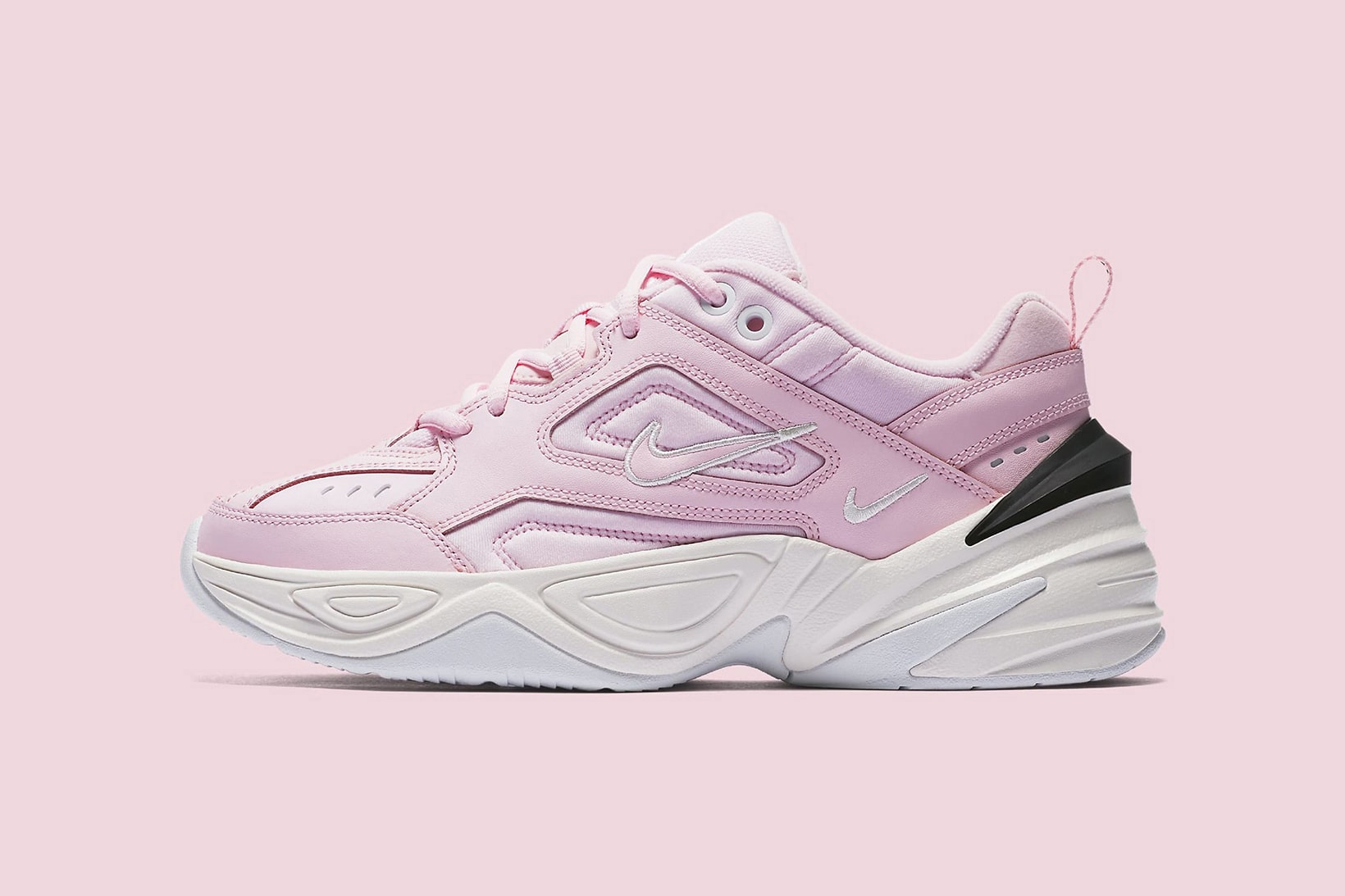 Nike M2K Tekno Pink Foam black phantom white 2018 may 5 release date info drop sneakers shoes footwear monarch