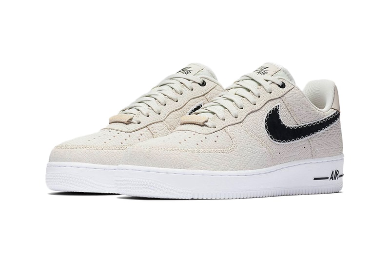 Nike N7 Air Force 1 Low Light Bone black sneakers footwear