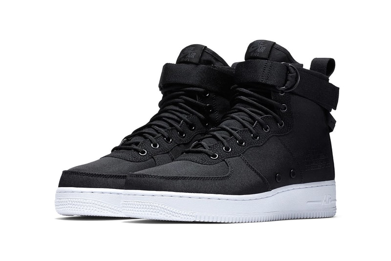 Sneaker Release Nike Air Force Black Nylon Nike Rope Lace Air Force Black Black – Csanadsoles