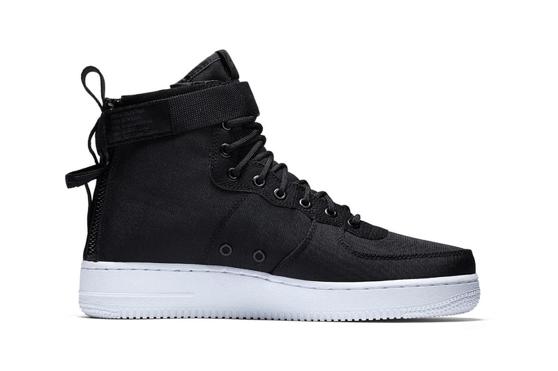 Nike SF-AF1 Mid Black Nylon white sole release date info purchase price drop footwear 2018 spring summer sportswear