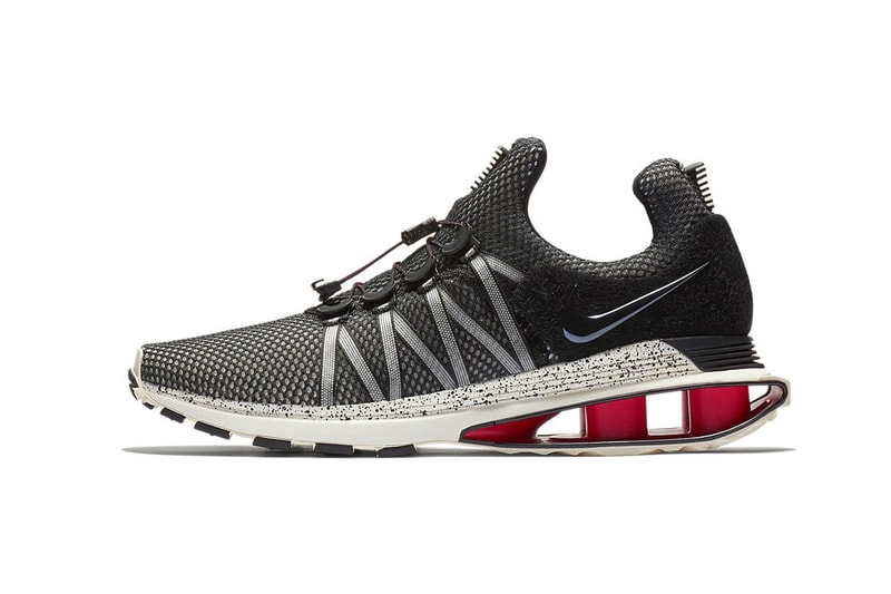 Nike Shox Gravity Black Sail University Red bred april 2018 spring summer release date info drop sneakers shoes footwear