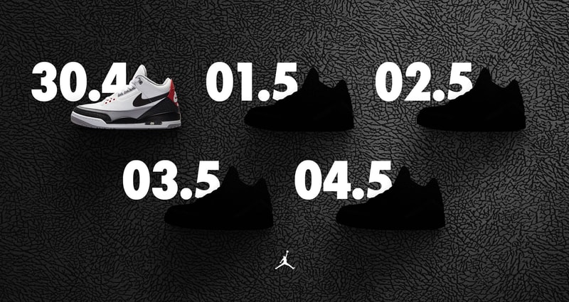 Nike SNKRS Air Jordan 3 week tinker hatfield birthday april 30 may 1 2 3 4 release date info drop sneakers shoes footwear