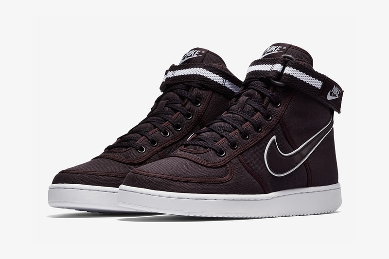 Nike Vandal High Supreme Burgundy Ash '80s retro sneaker