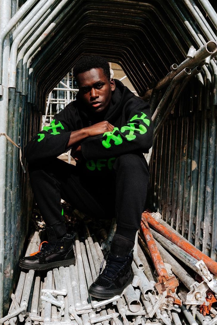 Off-White Exclusive Release Australia Black Green Tracksuits Hoodie Bottoms information details Melbourne Sydney Virgil Abloh Clothing buy purchase