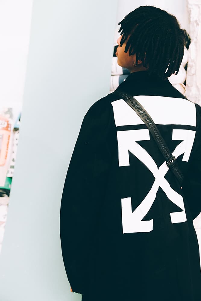 Off-White™ Tokyo IN ORDER Customization Pop-up aoyama japan t-shirt hoodie coat pants distressed print number alphabet letter exclusive limited april 27 may 6 2018 drop release virgil abloh exclusive