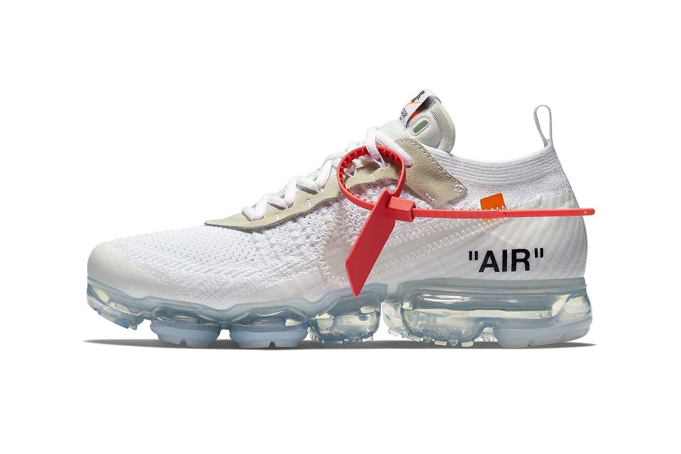 Virgil Abloh x Nike Air Vapormax White Colorway Store List off-white hypebeast footwear sneakers trainers nike shoes style milan fashion sports athletic shoes Vapormax Virgil Pyrex Nike