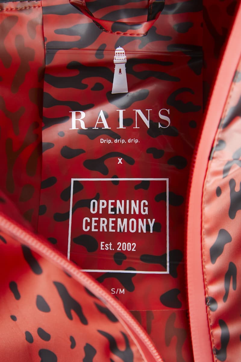 Opening Ceremony Rains Collaboration Spring Summer 2018 ss18 release date info drop