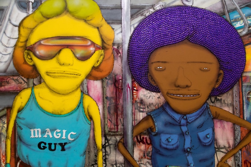 osgemeos deja vu lehmann maupin hong kong exhibition gallery art artwork banksy kaws barry twist mcgee graffiti street pharrell williams jr 1983 boombox