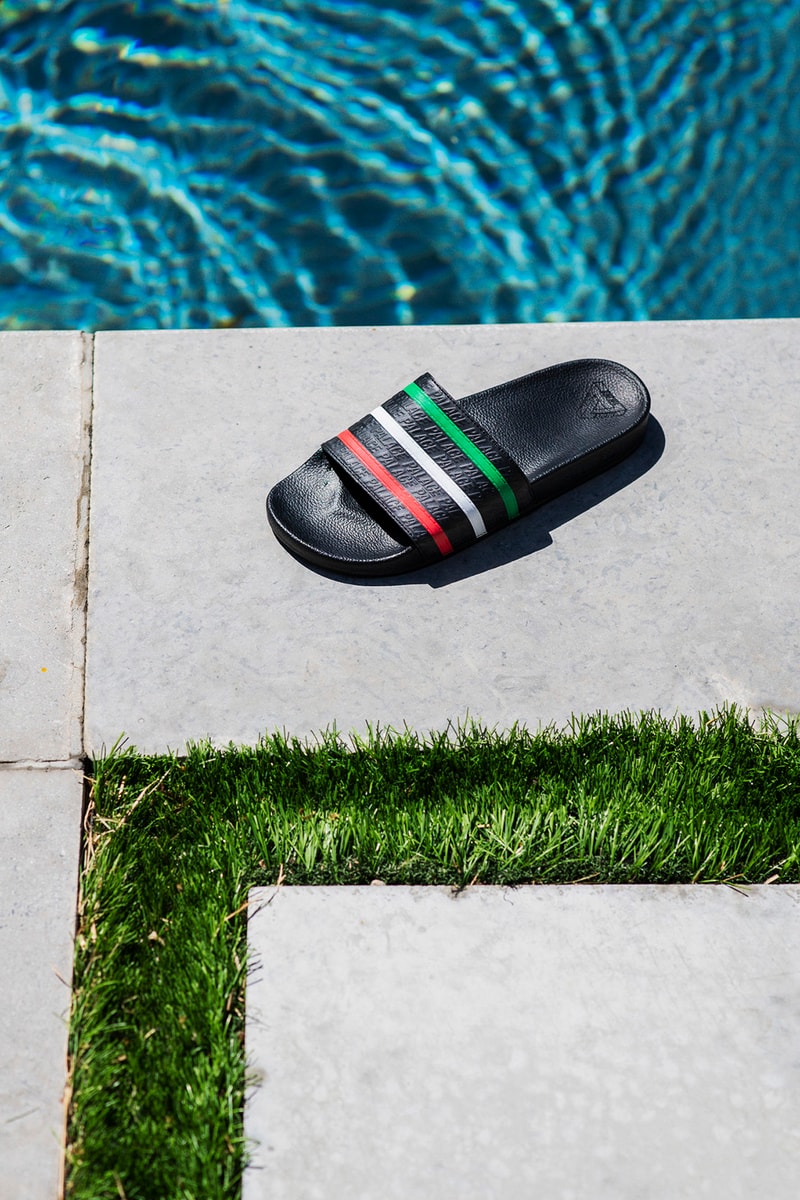 Palace x adidas Originals Summer 2018 Lookbook T-Shirts Towels Slides adilette How to Buy Purchase Cop Release Information Details Closer Look