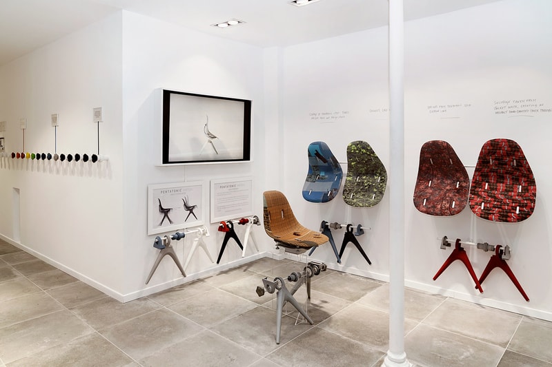 Pentatonic new clothes fashion waste upcycle chairs hangars pillows recycle bottles AirTool
