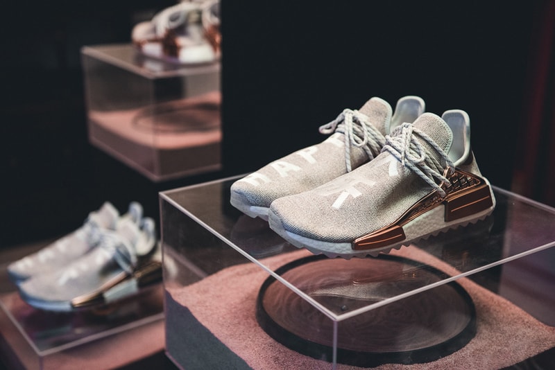Pharrell x adidas NMD Hu China Exclusive Pack Metallic Gold Friends and Family
