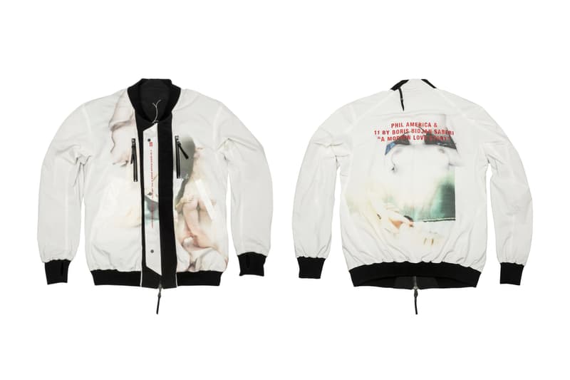 Phil America 11 BY BORIS BIDJAN SABERI 11BYBBS A Modern Love Story Capsule Collection Bomber Jacket MA-1 Zip Up Hoodie T-Shirt Shorts