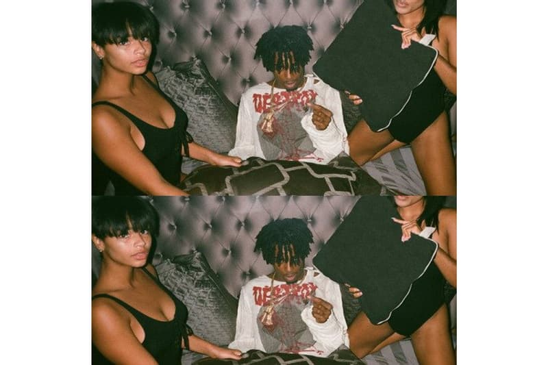 Playboi Carti Self Titled Album A$AP Rocky Lil Uzi Vert Lookin New Choppa Woke up like this