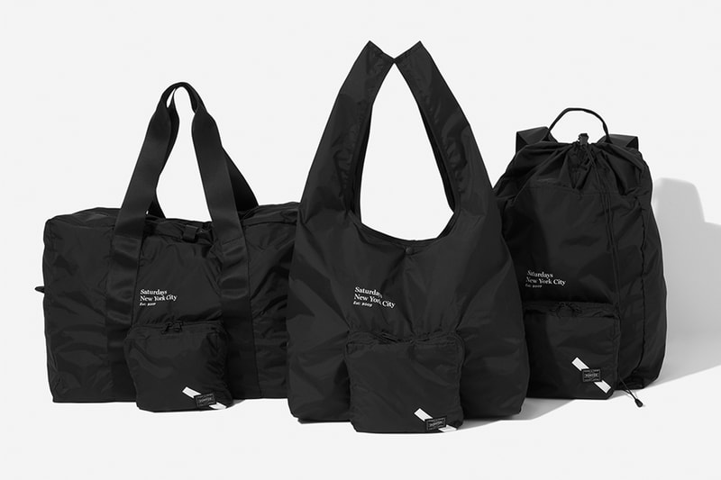 Saturdays NYC Porter Yoshida Official Look Capsule Collection Release Info Drops Date bags black accessories Commuter Pack Subway Series