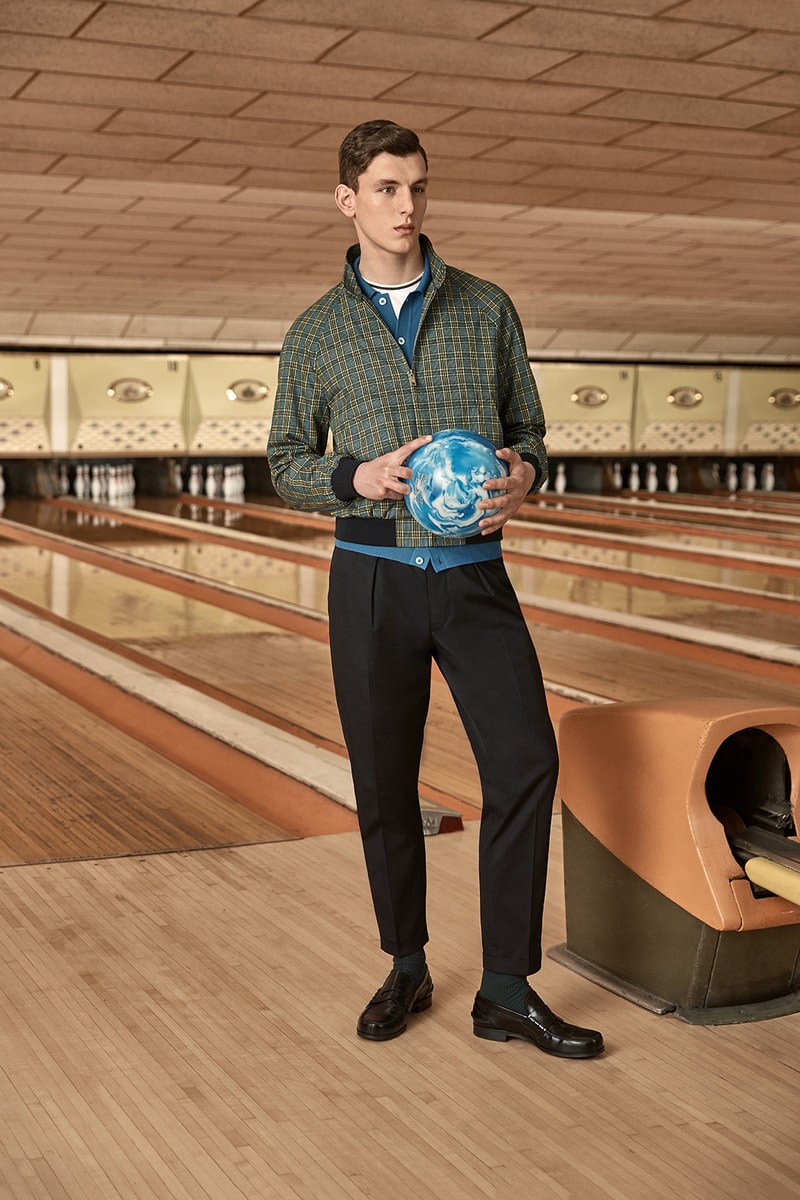 Prada x MR PORTER 2018 Lookbook Collaboration Bowling Inspired Collection Capsule Collaboration For Sale Availability Pricing Release Information