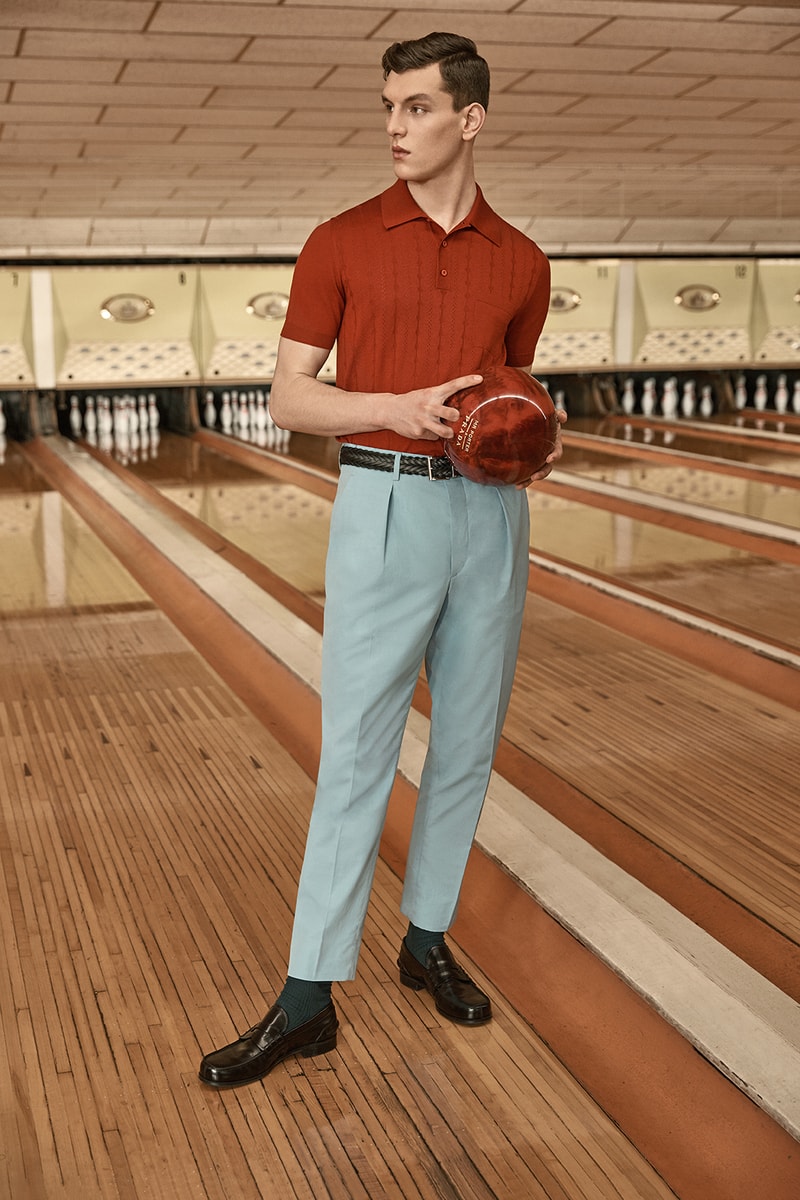 Prada x MR PORTER 2018 Lookbook Collaboration Bowling Inspired Collection Capsule Collaboration For Sale Availability Pricing Release Information
