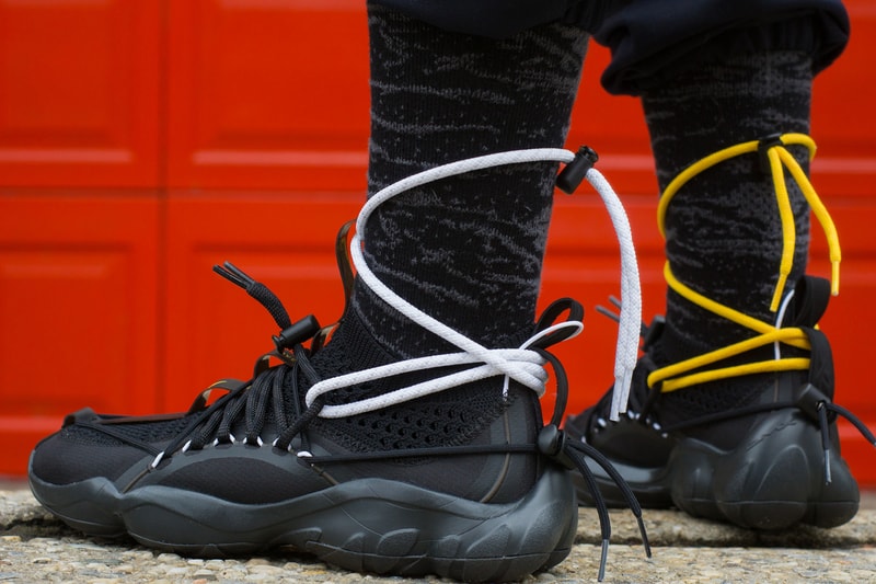 Pyer Moss Reebok DMX Fusion Experiment Friends Family black yellow 2018 sneakers shoes footwear