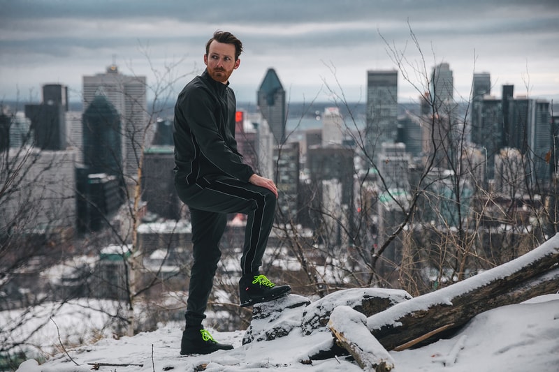 Raised by Wolves x Timberland Lookbook Collaboration Collab Black Boots Grey Hoodies Track Pants Euro Hiker Beaver Tail Toronto pop-up